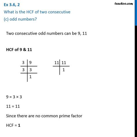[Solved] HCF of two consecutive even numbers is .